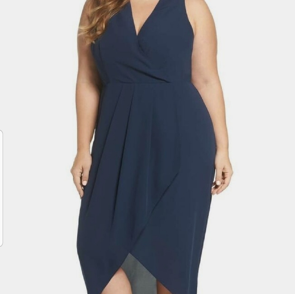 Navy blue dress